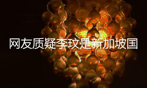本网友怼质疑尊回中国国籍香港李玟加坡人是新