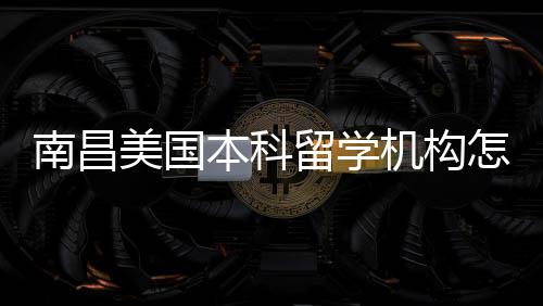 本科靠谱推荐南昌怎么中介选美国留学机构实测