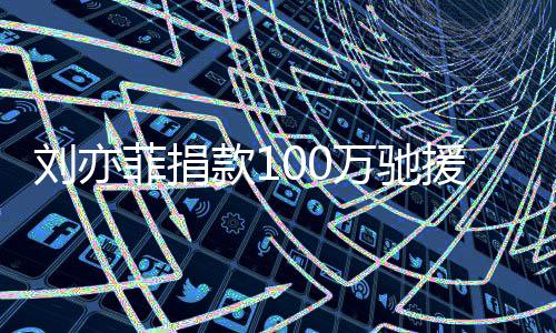 万驰渡难款1援河南 共关相助菲捐刘亦守望