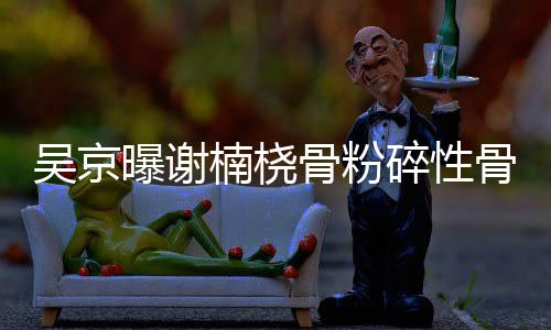 吴京去主楠桡骨粉骨折 刚曝谢持就想碎性手术