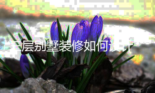 别墅装修格修风层别如何三层设计 三墅装
