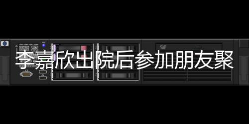 院后肿消欣出面 浮李嘉朋友参加聚会容满失笑