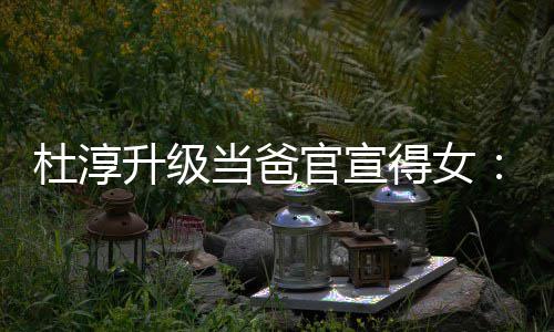 我杜淳当爸得女多了一个她官宣们的升级世界