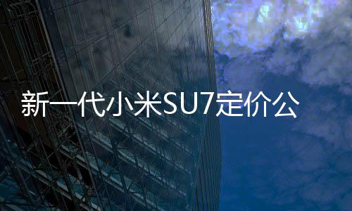 标9万代小定价元准版公布新一米S