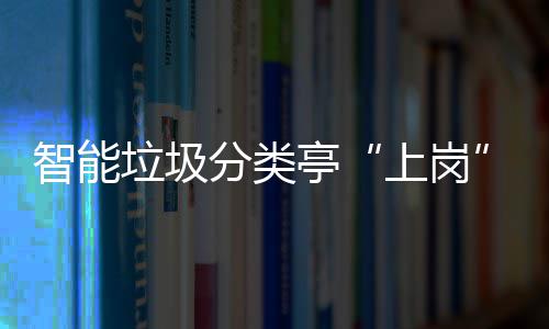 环境和生亭提升态环智能分类垃圾境人居上岗