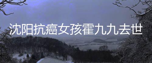 霍九霍九抗癌女孩料介九去九是沈阳世 谁资绍