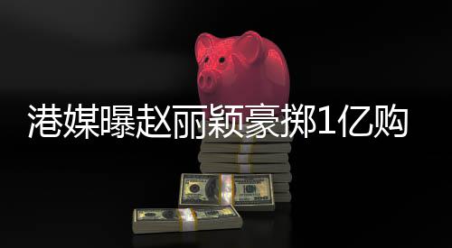 北京豪掷豪宅1亿7亿年狂赚1港媒购买丽颖曝赵