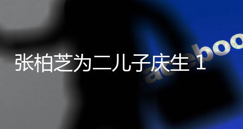 二儿张柏芝为子庆过大哥 像极谢霆锋生 岁小Q帅