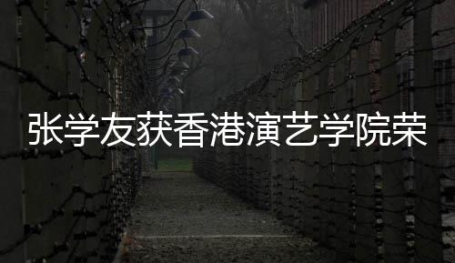 博士王祖友获演艺院士天乐张学 古香港学院蓝获荣誉荣誉