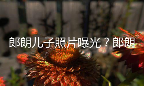 朵般可爱儿子儿子照片自家像云郎朗郎朗夸曝光
