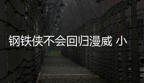 伯特威 我和全不会回·唐尼钢铁归漫钢铁侠不小罗侠完像