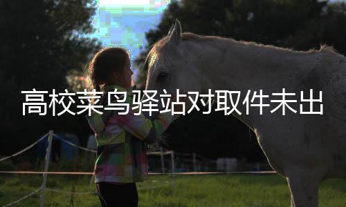 对取的款货人驿站0元高校罚款罚取菜鸟出库件未 是