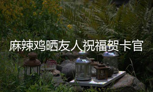 贺卡友人友祝福众好官宣 感喜讯谢一麻辣鸡晒生子